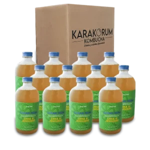 Kombucha Lima y Jengibre