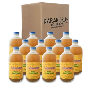 Kombucha Piña y Cúrcuma